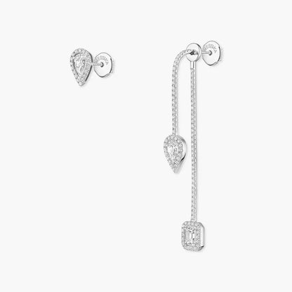 [Renovia Jewelry]Diamond Drop Earrings My Twin
