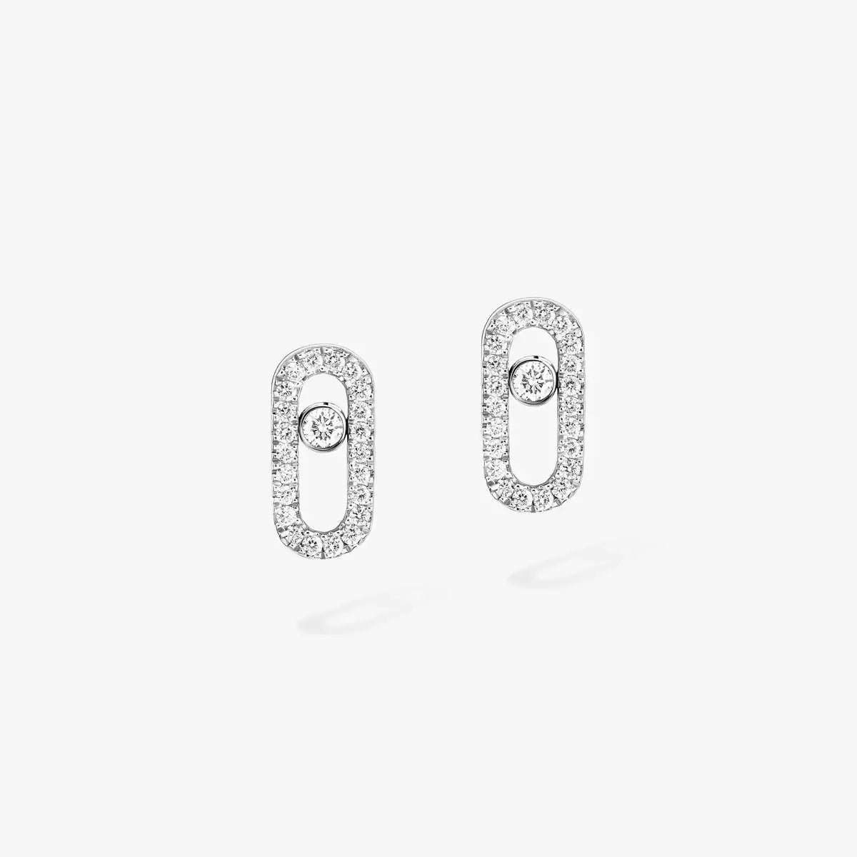 [Renovia Jewelry]Move Uno Diamond Earrings