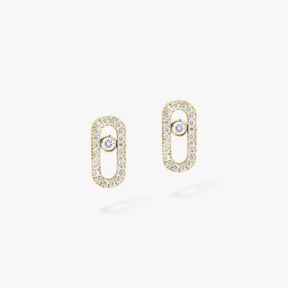 [Renovia Jewelry]Move Uno Diamond Earrings