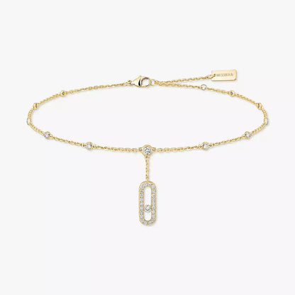 [Renovia Jewelry] Move Uno pavé ankle bracelet