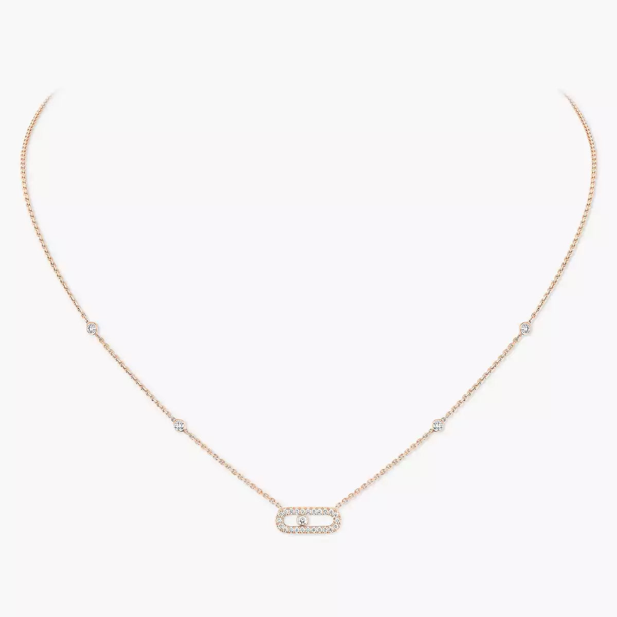 [Renovia Jewelry]Diamond Necklace Move Uno