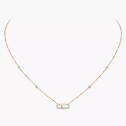 [Renovia Jewelry]Diamond Necklace Move Uno