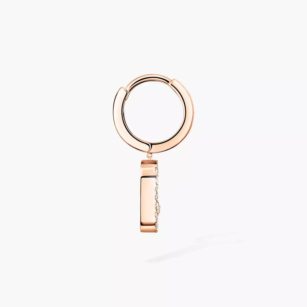 [Renovia Jewelry]Move Uno Single Diamond Hoop Earring