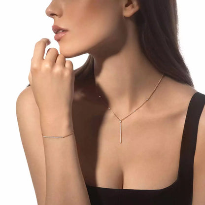 [Renovia Jewelry]Diamond Thin Bangle 0.15ct My Twin Toi & Moi