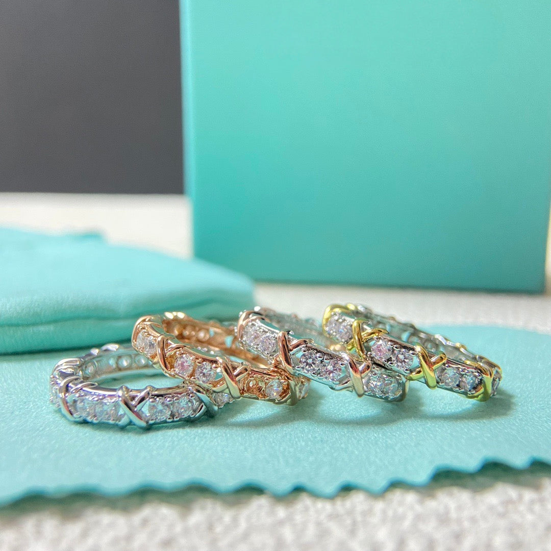 [Renovia Jewelry]SIXTEEN STONE RING ROSE GOLD