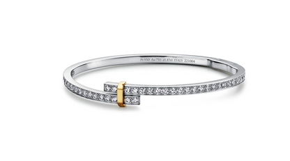[Renovia Jewelry]EDGE DIAMOND GOLD SILVER BRACELET