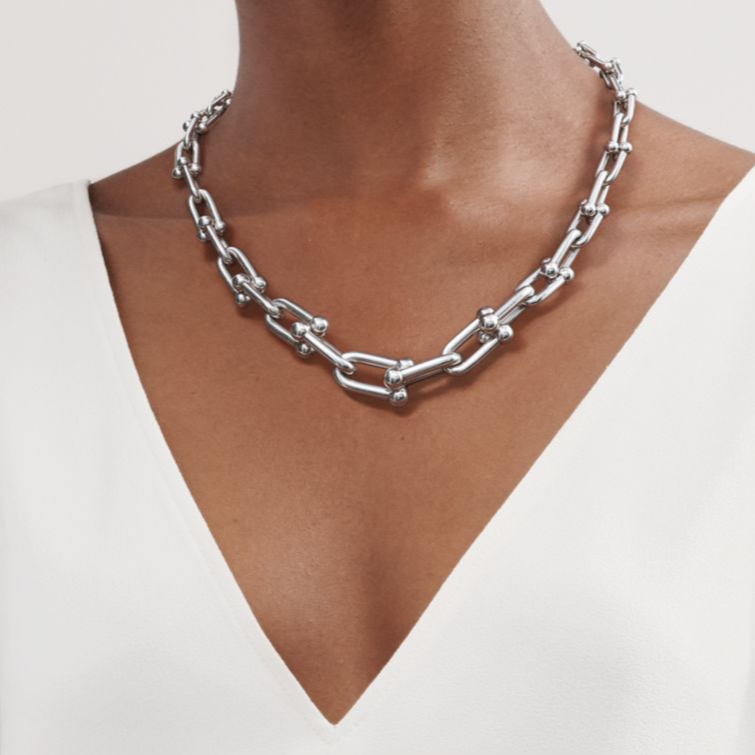 [Renovia Jewelry]HARDWEAR SILVER CHOKER