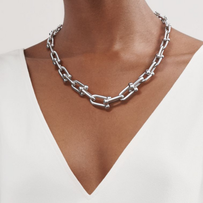[Renovia Jewelry]HARDWEAR SILVER CHOKER