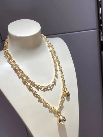 [Renovia Jewelry]HARDWEAR WRAP NECKLACE