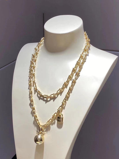 [Renovia Jewelry]HARDWEAR WRAP NECKLACE