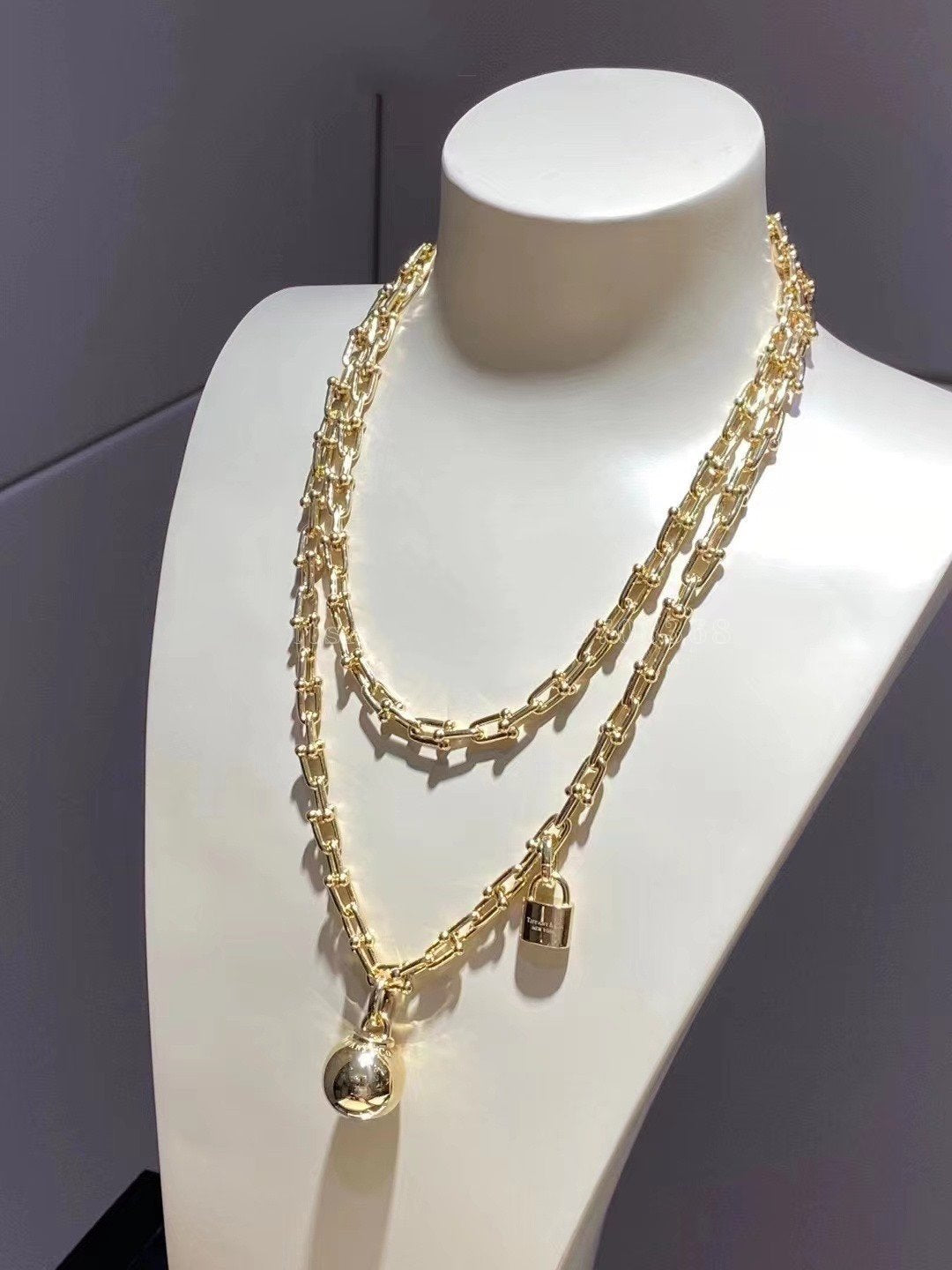 [Renovia Jewelry]HARDWEAR WRAP NECKLACE