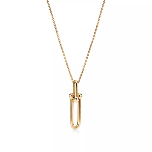 [Renovia Jewelry]HARDWEAR GOLD DROP PEDANT NECKLACE