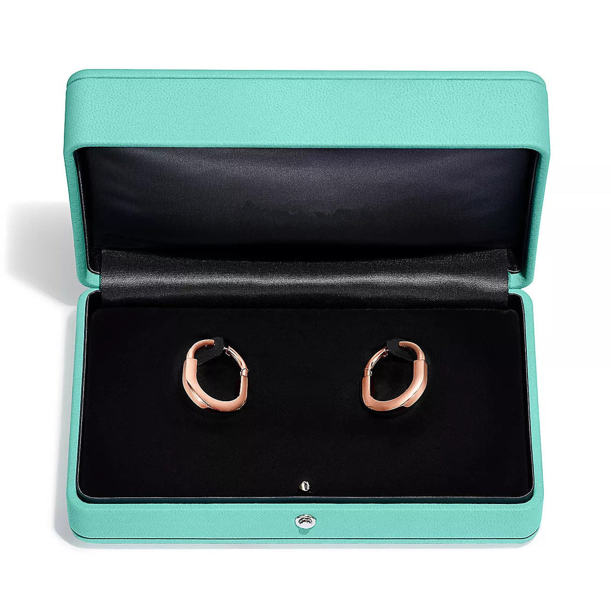 [Renovia Jewelry]LOCK MEDIUM DIAMNOND EARRINGS