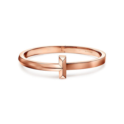 [Renovia Jewelry]T1 WIDE HINGED BANGLE BRACELET