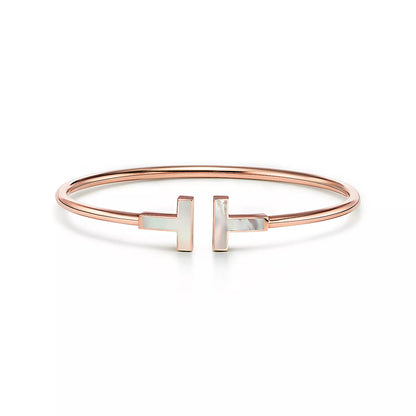 [Renovia Jewelry]T BRACELET 1.8MM TURQUOISE PINK GOLD