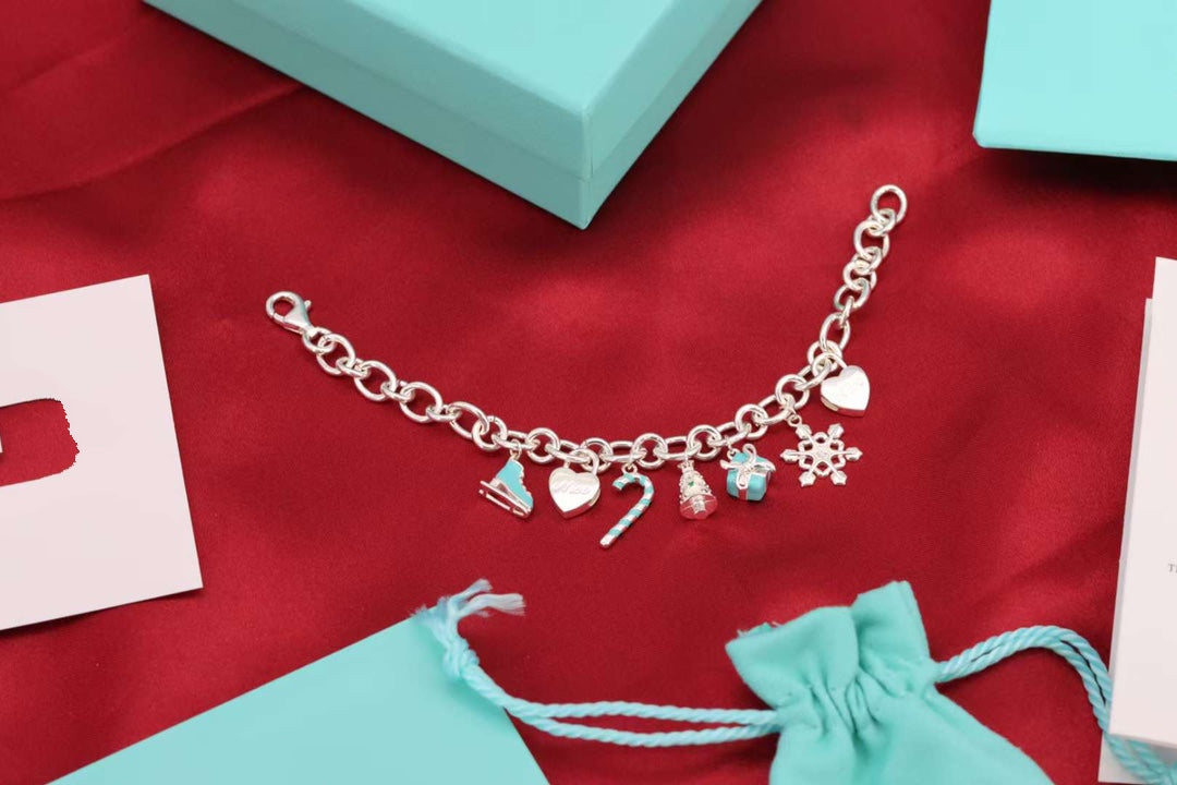 [Renovia Jewelry]CHRISTMAS SILVER BRACELET